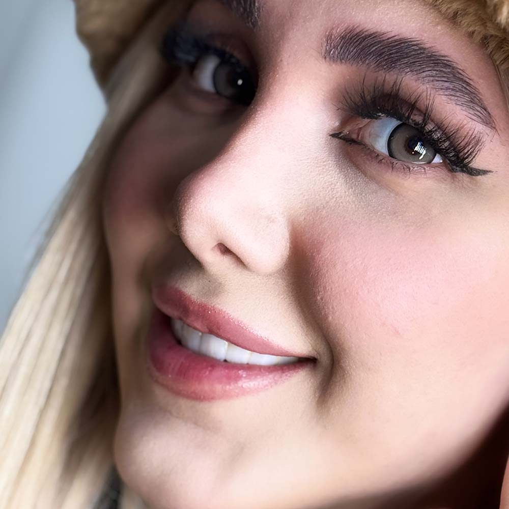 لنز چشم رنگی طوسی نقره ای مشکی دوردار نوادا کد 1113