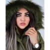 لنز سبز عسلی دوردار کد 1124 - گرین هانی سلنا لنز سبز عسلی دوردار کد 1124 - گرین هانی سلنا