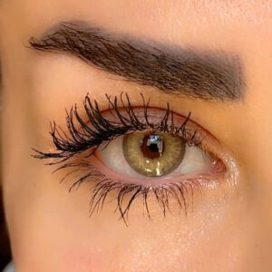 لنز عسلی بژ دور محو کد 1131 رینگ الیو سلنا