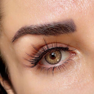 لنز عسلی دور مشکی کد 1139 یوتا سلنا