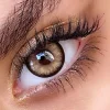 amanda-Star-brown-515 لنز عسلی طلایی دور مشکی استار براون آماندا