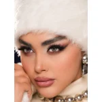 لنز ائوراگری آماندا روی چشم مشکی لنز ائوراگری آماندا روی چشم مشکی