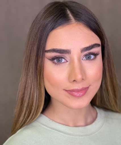 لنز طوسی دور مشکی الیوا گری مینی آوا کد 1255