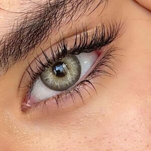 لنز عسلی طلایی دورمشکی لس انجلس گلد اماندا کد507