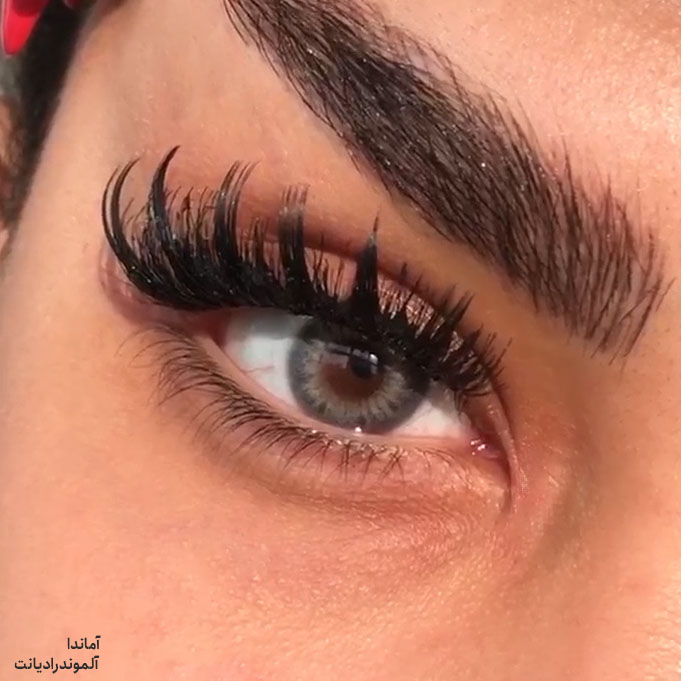 لنز طوسی سبز آلموند رادیانت آماندا کد 556