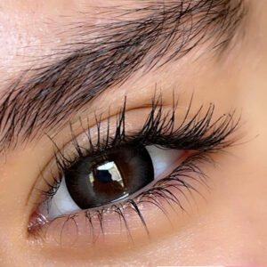 لنز مشکی مرکز طوسی آلموند بلک آماندا کد546