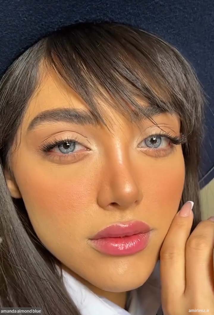 لنز آبی آسمانی آلموند بلو آماندا کد562
