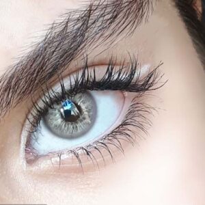 لنز عسلی طوسی دوردار آلموند هانی آماندا کد548