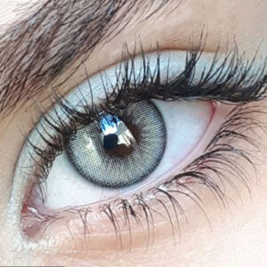 لنز طوسی عسلی دور مشکی دلفین گری آماندا کد 558