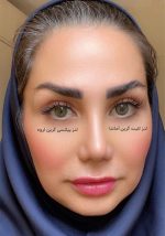 لنز رنگی سبز یشمی عسلی دور مشکی کد 544 لنز رنگی سبز یشمی عسلی دور مشکی کد 544
