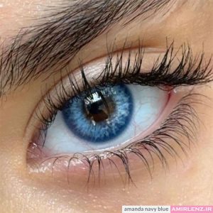 لنز رنگی آبی نیوی کد 541