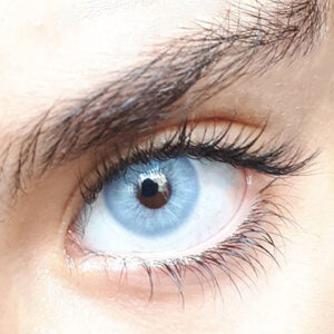 لنز آبی روشن پاستل بلو آماندا کد 557