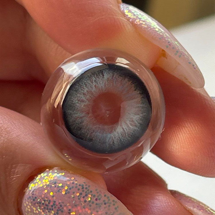 لنز آبی طوسی دور دار عروسکی باربی بلو اماندا کد 534