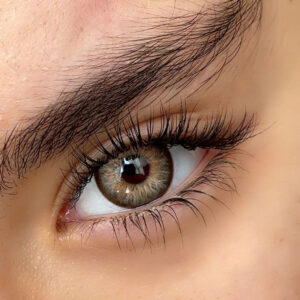 لنز عسلی کهکشانی مرکز روشن عروسکی باربی براون اماندا کد524