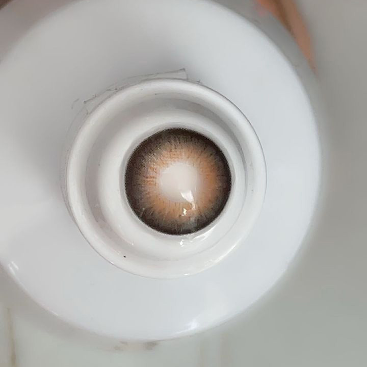 لنز عسلی کهکشانی مرکز روشن عروسکی باربی براون اماندا کد524