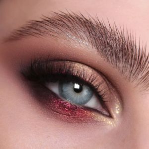 لنز آبی سبز طوسی مرکز عسلی چلسی گری اوربان لایرکد 1283
