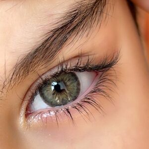 لنز سبز رگه طوسی دوردار کد 1151 - کلوپاتراگری سلنا