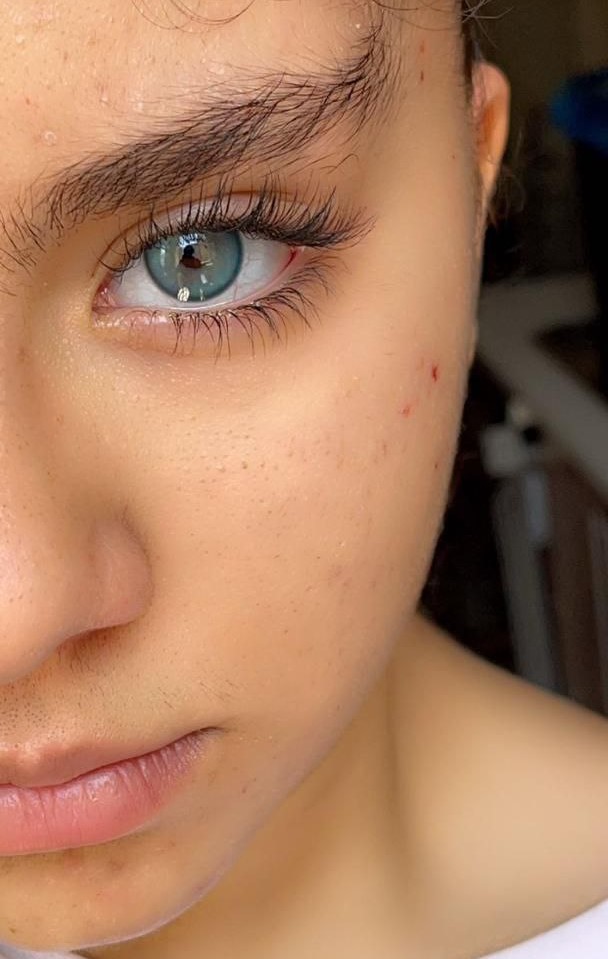 لنز آبی اقیانوسی دوردار امرالد اسپل فرش لیدی کد 916