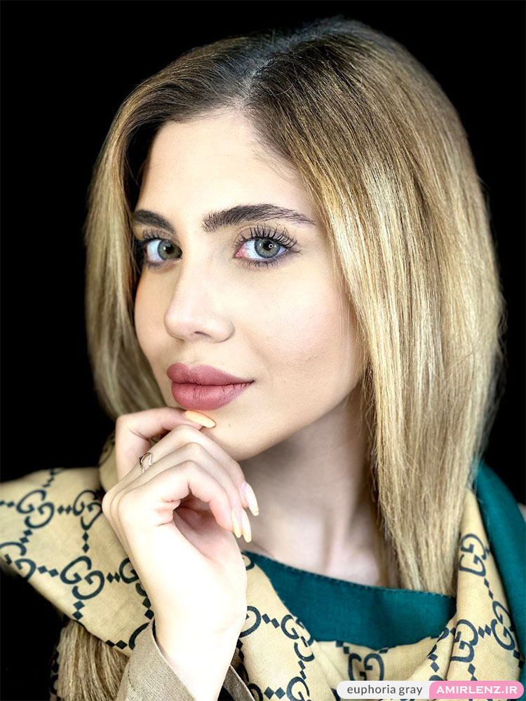 لنز طوسی سبز گری ایفوریا کد715