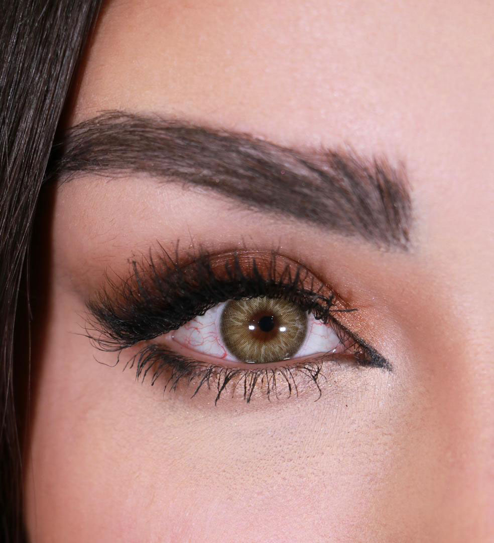 لنز سبز عسلی اما ایفوریا کد 717