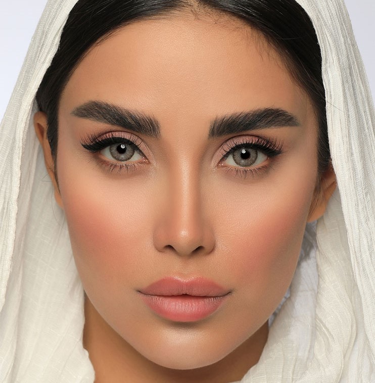 لنز طوسی عسلی هیزل ایفوریا کد 708