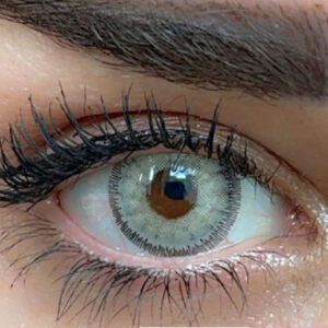 لنز طوسی سبز دوردار عروسکی لنا گری ایفوریا کد 702