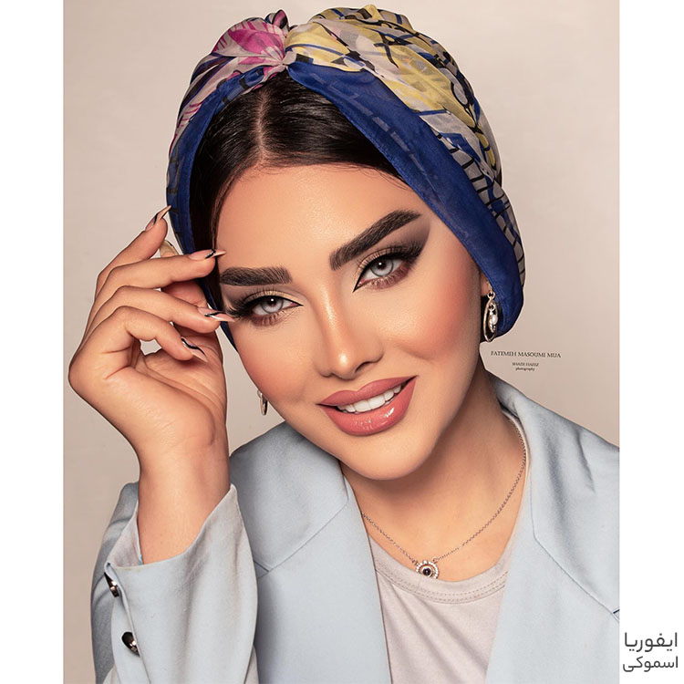 لنز طوسی روشن دور مشکی اسموکی ایفوریاکد712