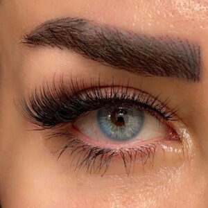 لنز آبی سبز رگه دار سان کیسد تیفانی فرش لیدی کد 922