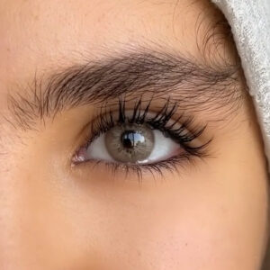 لنز عسلی خاکی دور محو هاوایی هازل اماندا کد516