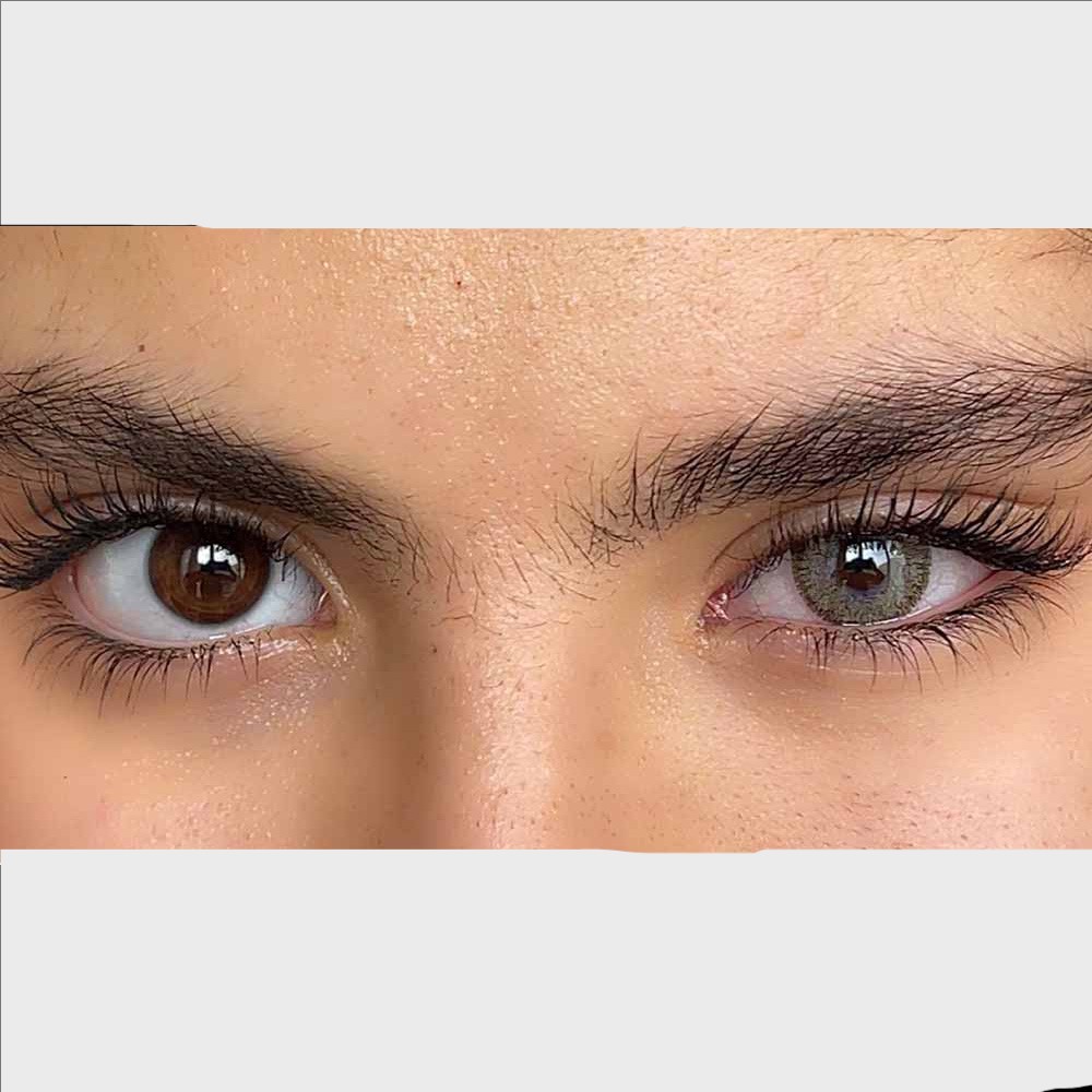 لنز طوسی عسلی دوردار عروسکی لومیر هازل اماندا کد 521