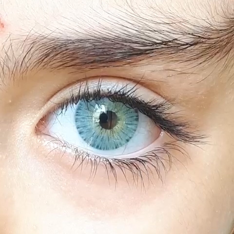 لنز طوسی سبز مرکز عسلی کوخ گری اوربان لایر کد1284