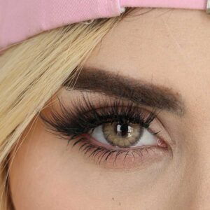 لنز عسلی طلایی دوردار لنا هیزل ایفوریا کد701