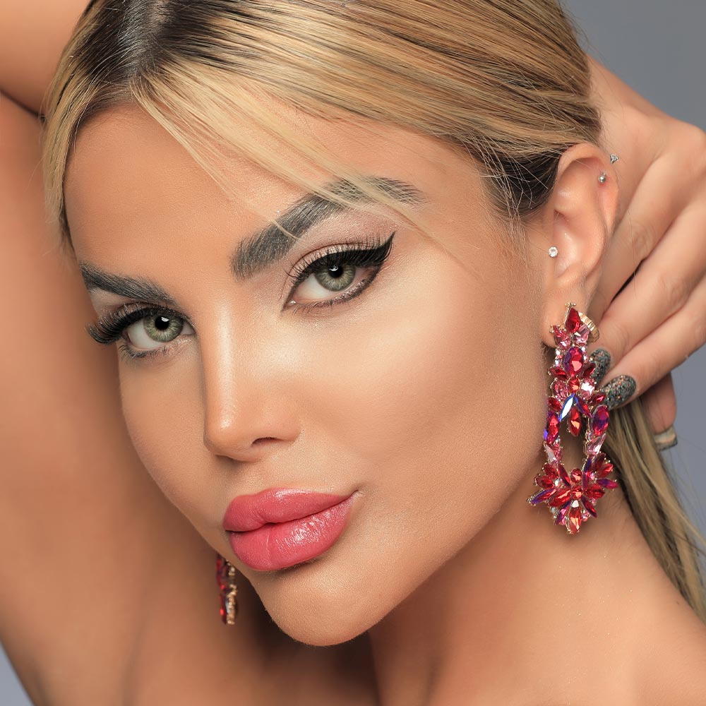 لنز سبز عسلی اما ایفوریا کد 717