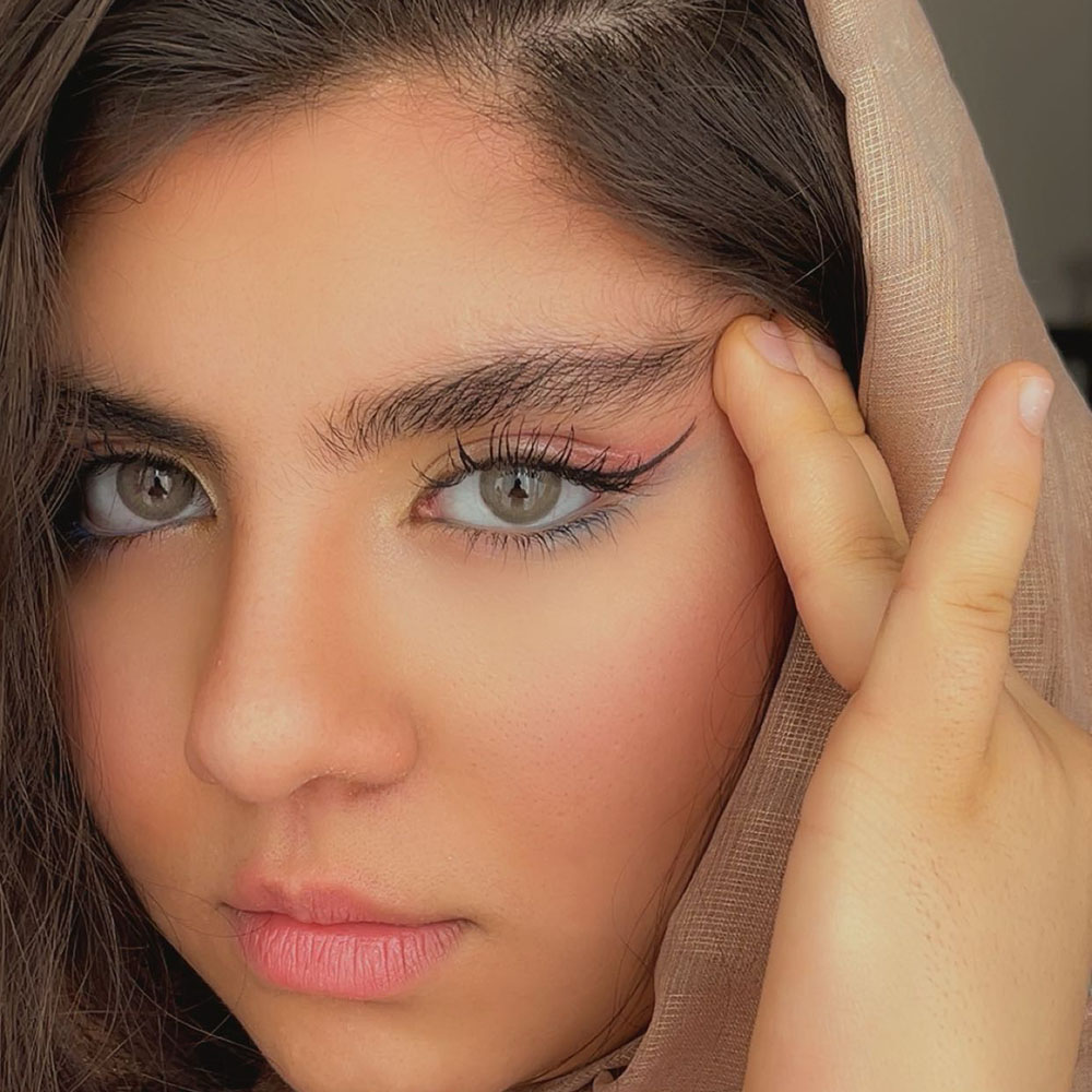 لنز سبز خاکی دور محو لومو گرین لومنتو کد1205