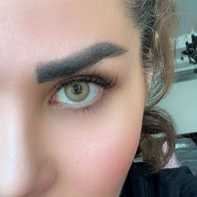 لنز عسلی طلایی دورمشکی لس انجلس گلد اماندا کد507