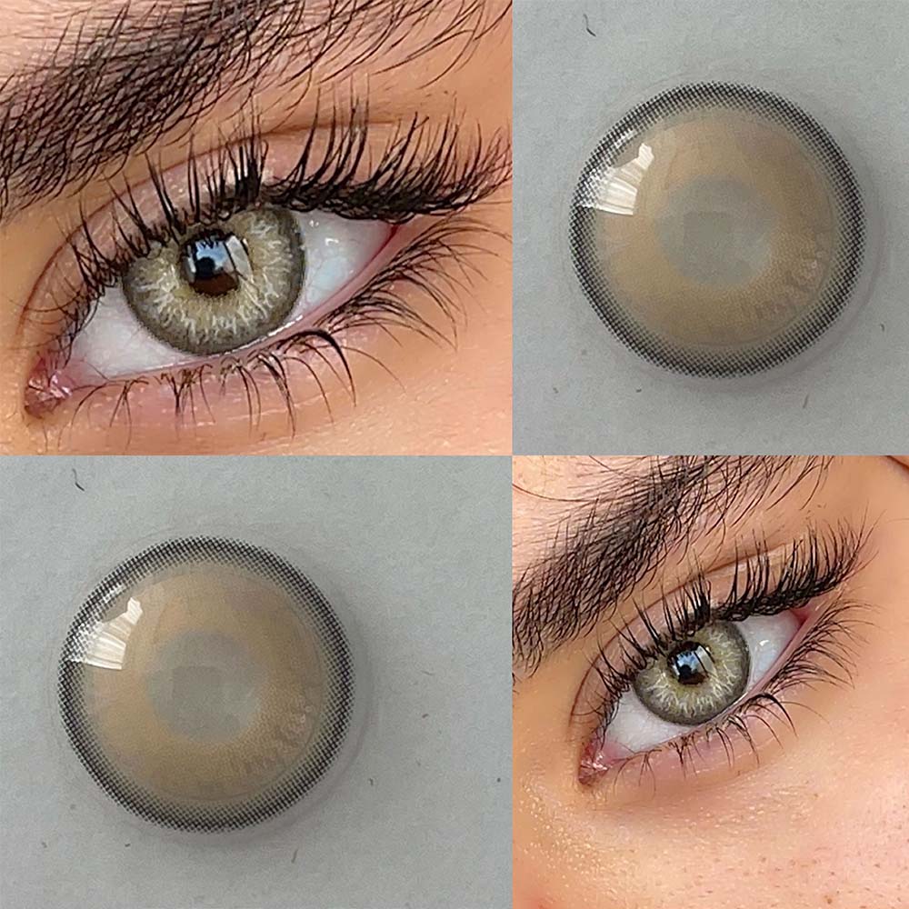 لنز عسلی طلایی دورمشکی لس انجلس گلد اماندا کد507