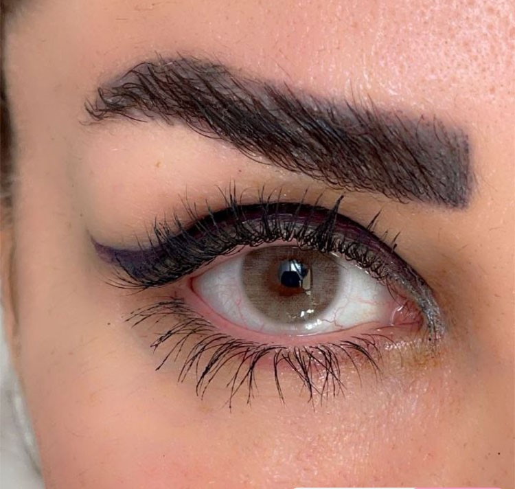 لنز طوسی عسلی طبیعی لومو گری لومنتو کد 1203