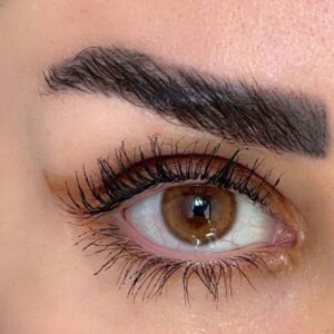 لنز قهوه ای عسلی دور محو لومو هیزل لومنتو کد 1202