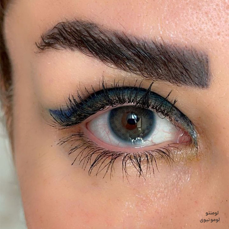 لنز سرمه ای سبز لومو نیوی لومنتو کد 1204