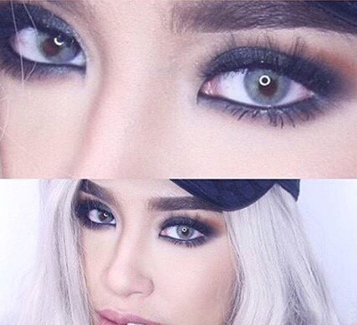 لنز طوسی خاکستری مینی آوا گری کد 1259