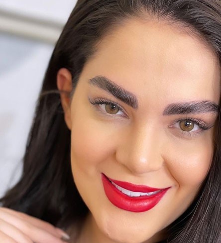 لنز قهوه ای عسلی دورمشکی الیوا لایت براون مینی آوا کد 1257