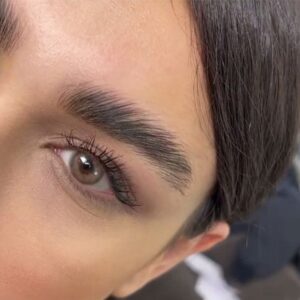 لنز عسلی خاکی براون مینی آوا کد 1256