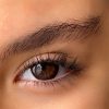 لنز رنگی قهوه ای تیره دوردار کد 529 لنز رنگی قهوه ای تیره دوردار کد 529
