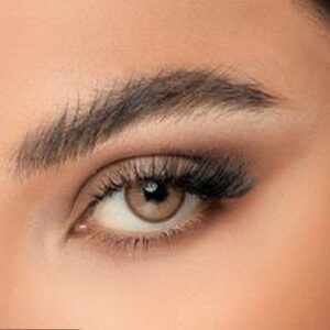 لنز قهوه ای عسلی دور مشکی می براون نورکد 1272