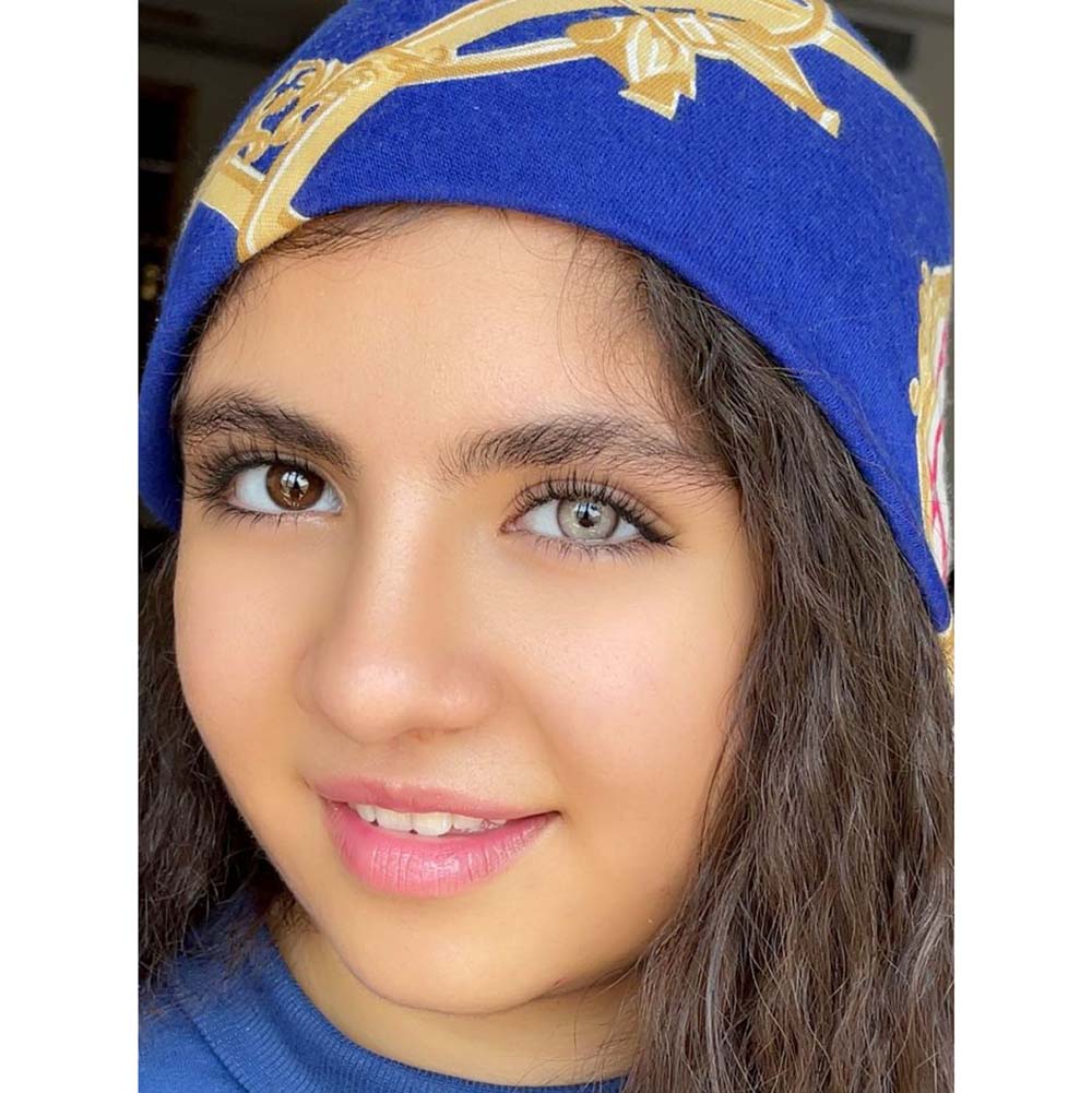 لنز عسلی روشن دوردار اپرا براون فرش لیدی کد905