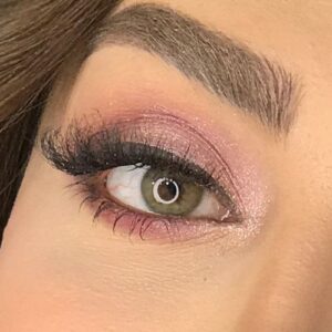 لنز سبز عسلی گرین مینی آوا کد1252