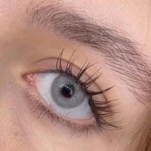 لنز طوسی آبی روشن پاستل گری آماندا کد 560