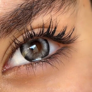 لنز مشکی نقره ای سیلور شاین اماندا کد514