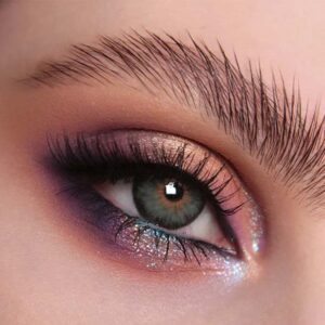 لنز سبز عسلی رگه دار سیری گرین اوربان لایرکد1286