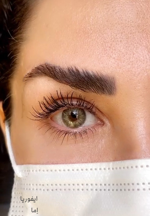 لنز سبز عسلی اما ایفوریا کد 717